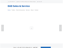 Tablet Screenshot of dadtrailers.com